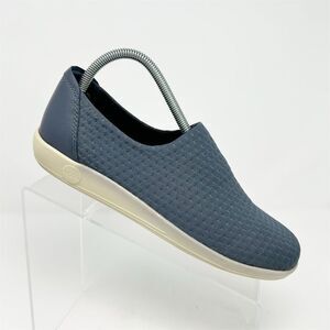 ECCO Women's Soft 2.0 Blue Slip-On Loafers Size 39 (US 8-8.5) Casual Comfort